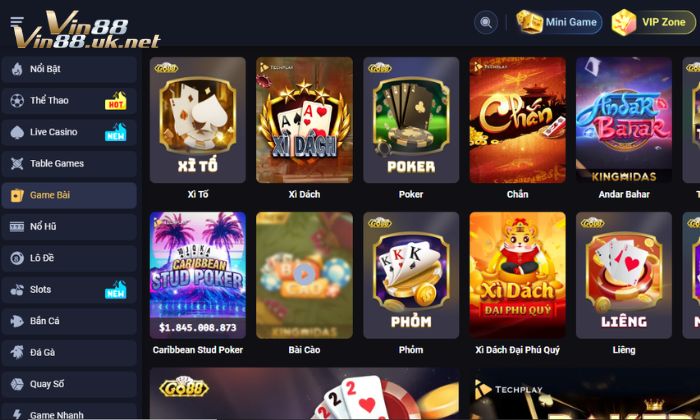 Định nghĩa game bài Vin88 là gì 