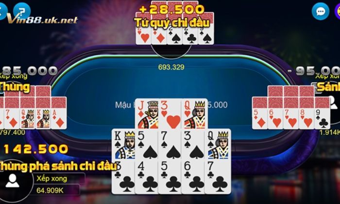 Mau Binh 2 Thuật ngữ cơ bản trong game bài Mậu binh tại Vin88