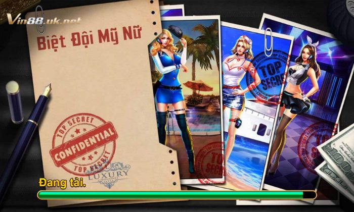 Tổng quan về game slot biệt đội mỹ nữ Vin88