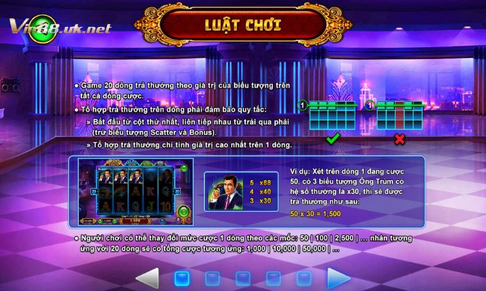Luật chơi game slot biệt đội mỹ nữ Vin88 chi tiết