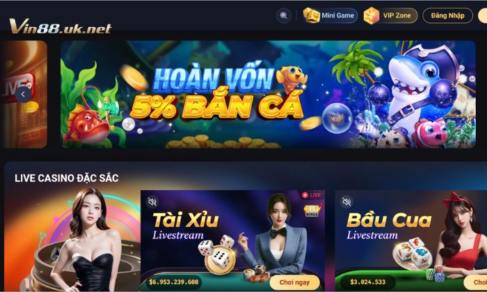 Giới thiệu Vin88 là nền tảng giải trí trực tuyến hiện đại