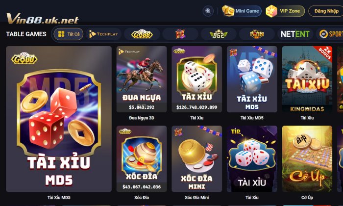 Vin88 đã bắt tay hợp tác với hàng loạt ông lớn 