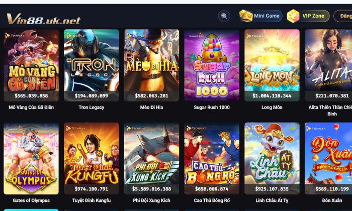 Kho game giải trí đa dạng với phần thưởng cực hời