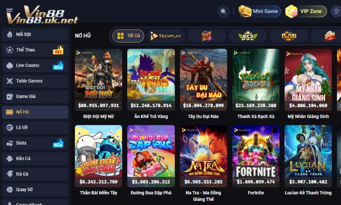 Khái quát thông tin chung về nổ hũ tại Vin88