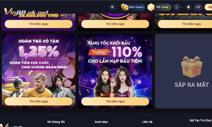 Thưởng nổ hũ hấp dẫn với đa dạng các phần quà cho người chơi 