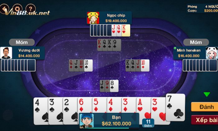 Cách chơi phỏm Vin88 chi tiết cho tân thủ