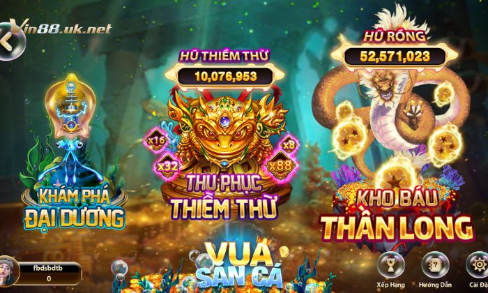 Hướng dẫn chơi vua săn cá Vin88 chi tiết